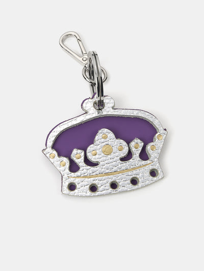 Purple & Silver Saffiano