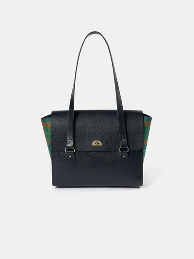 The Emily - Amnesty International Tartan & Navy Celtic Grain