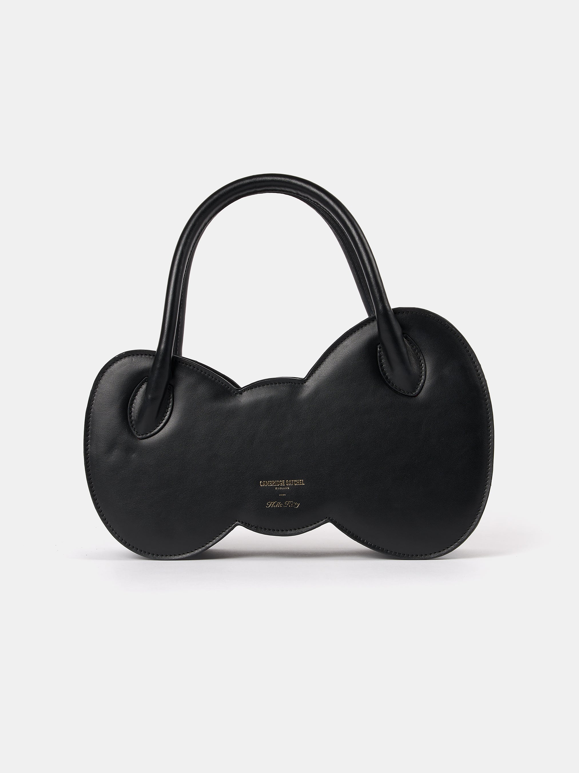Cambridge Satchel ハローキティのリボンバッグ Hello Kitty Bow Leather Bag In Black | Cambridge Satchel
