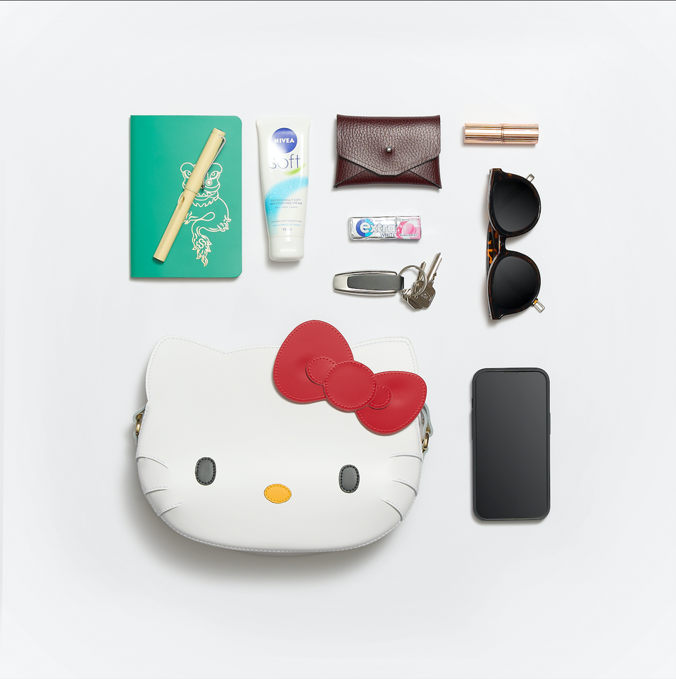 Hello Kitty Face Leather Bag Hello Kitty Face Bag