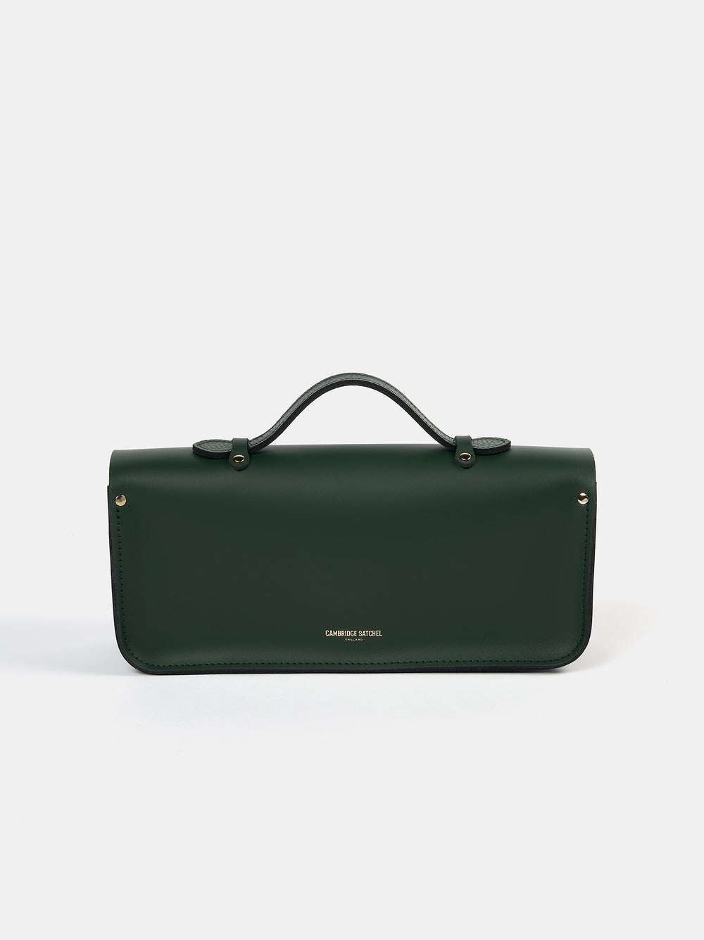 The Long Satchel - Racing Green & Racing Green Celtic Grain
