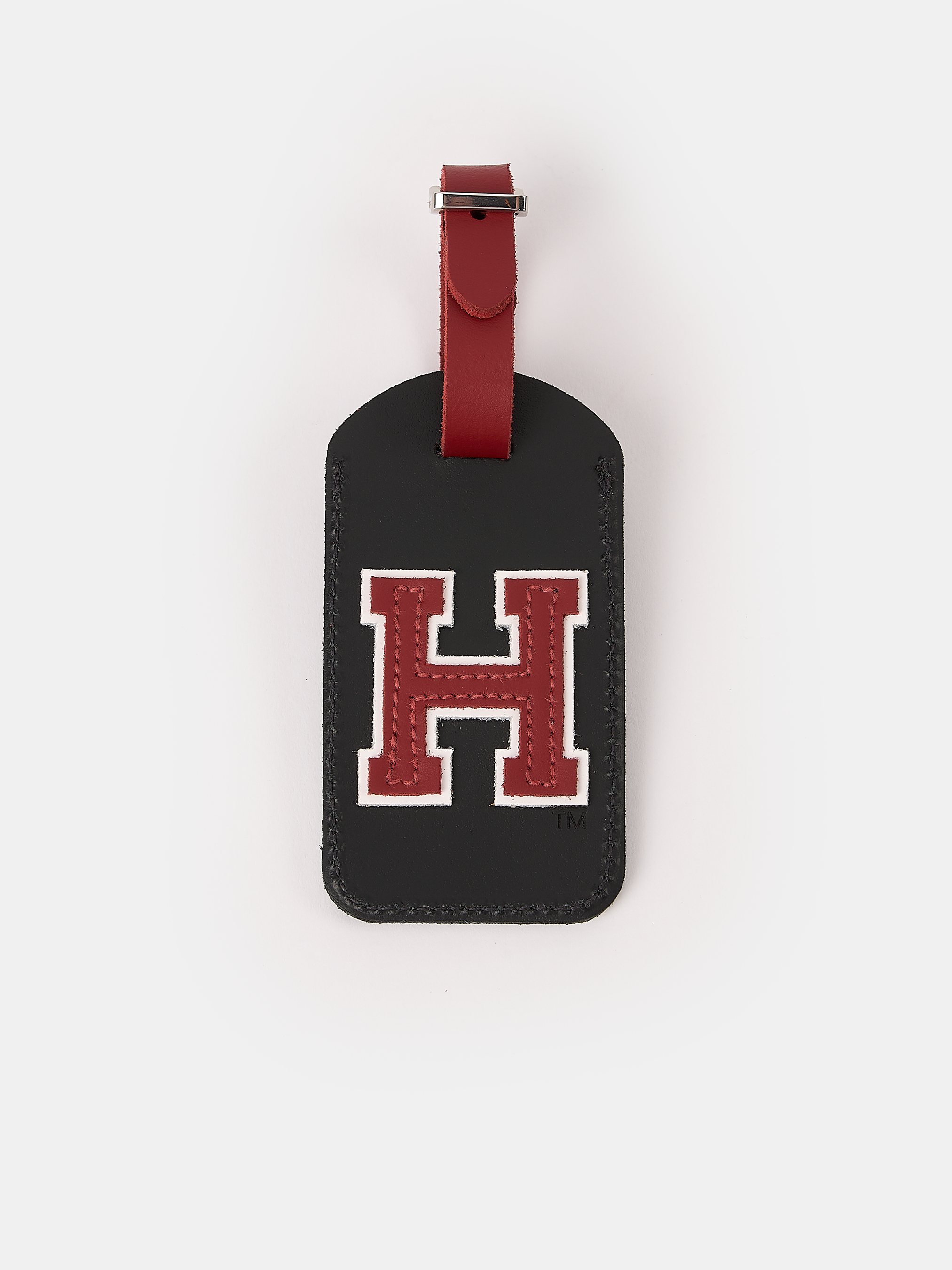 The Luggage Tag - Black with Harvard H