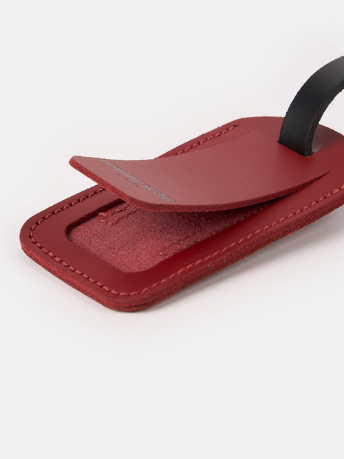 The Luggage Tag - Red with Harvard H