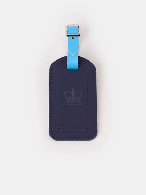 Cambridge Satchel Columbia Midnight & Sky Blue Luggage Tag