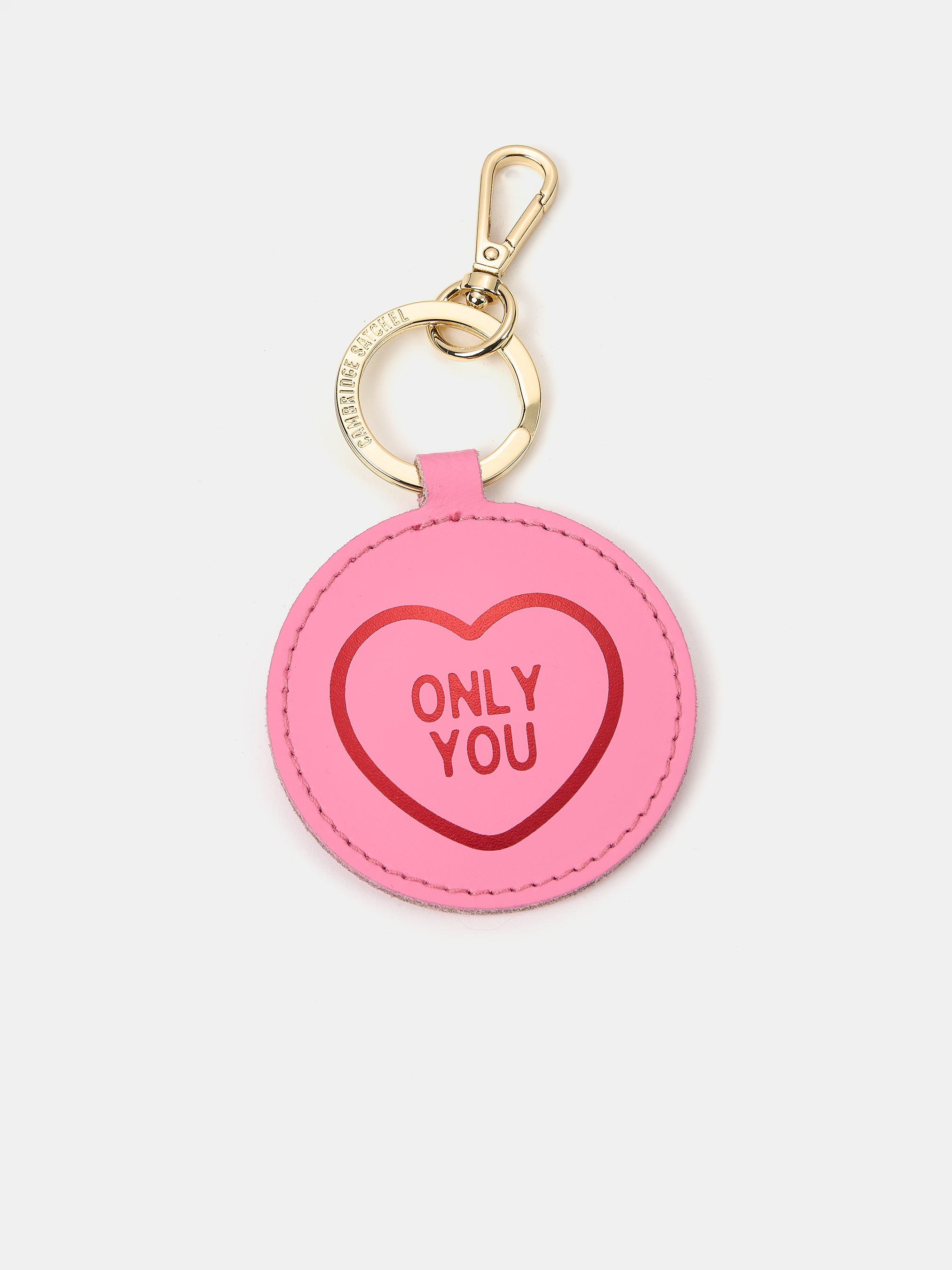The Love Hearts Charm - Love Hearts Candy Pink | Cambridge Satchel