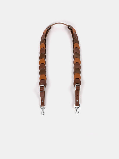 The Link Strap - Vintage Tri-Colour & Nickel Hardware