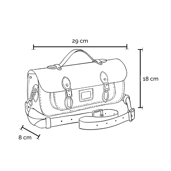 The Long Satchel - Oxblood