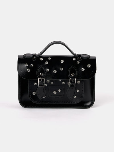 The Mini - High Shine Black with Swarovski® Crystals