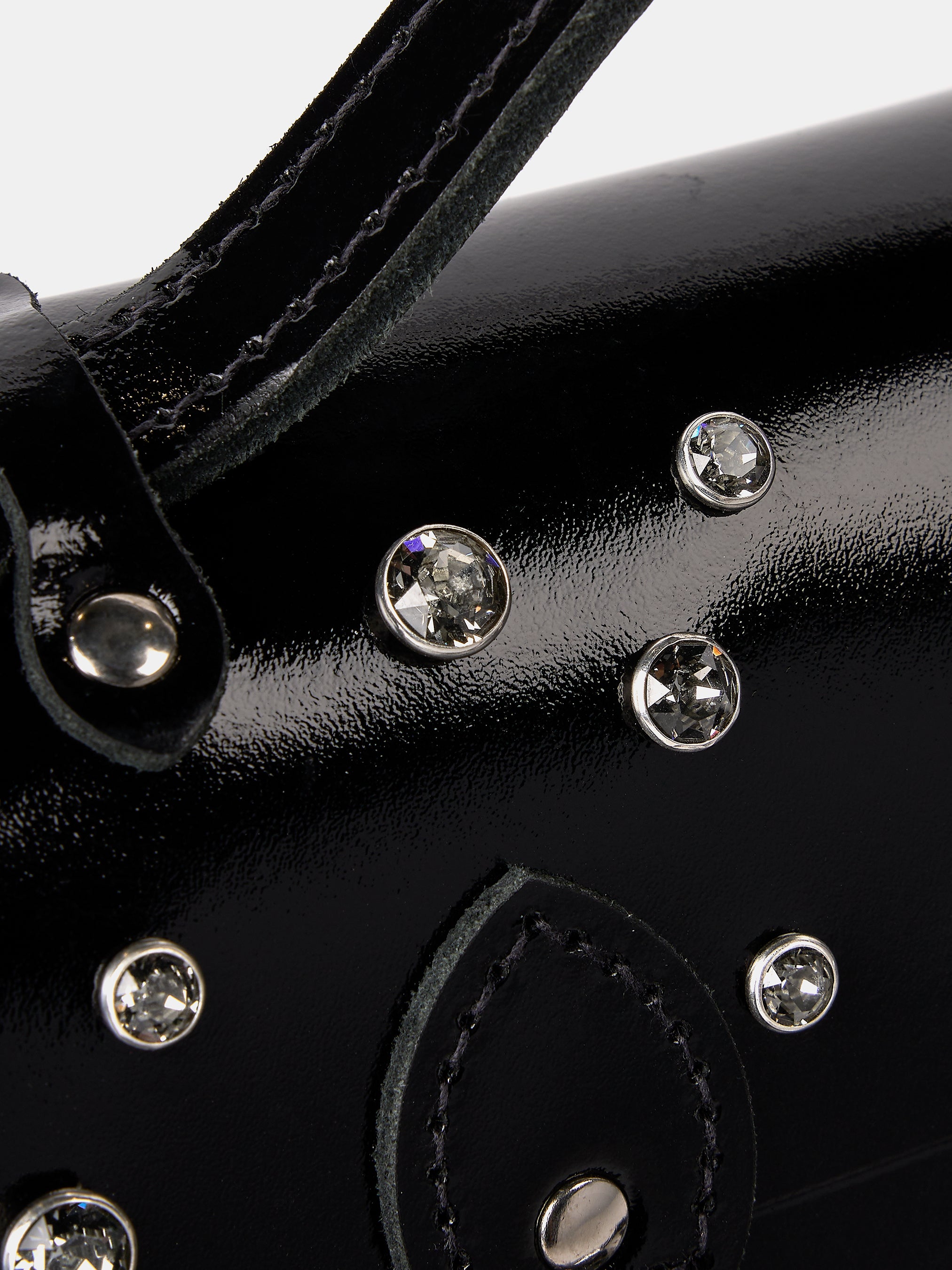The Mini - High Shine Black with Swarovski® Crystals