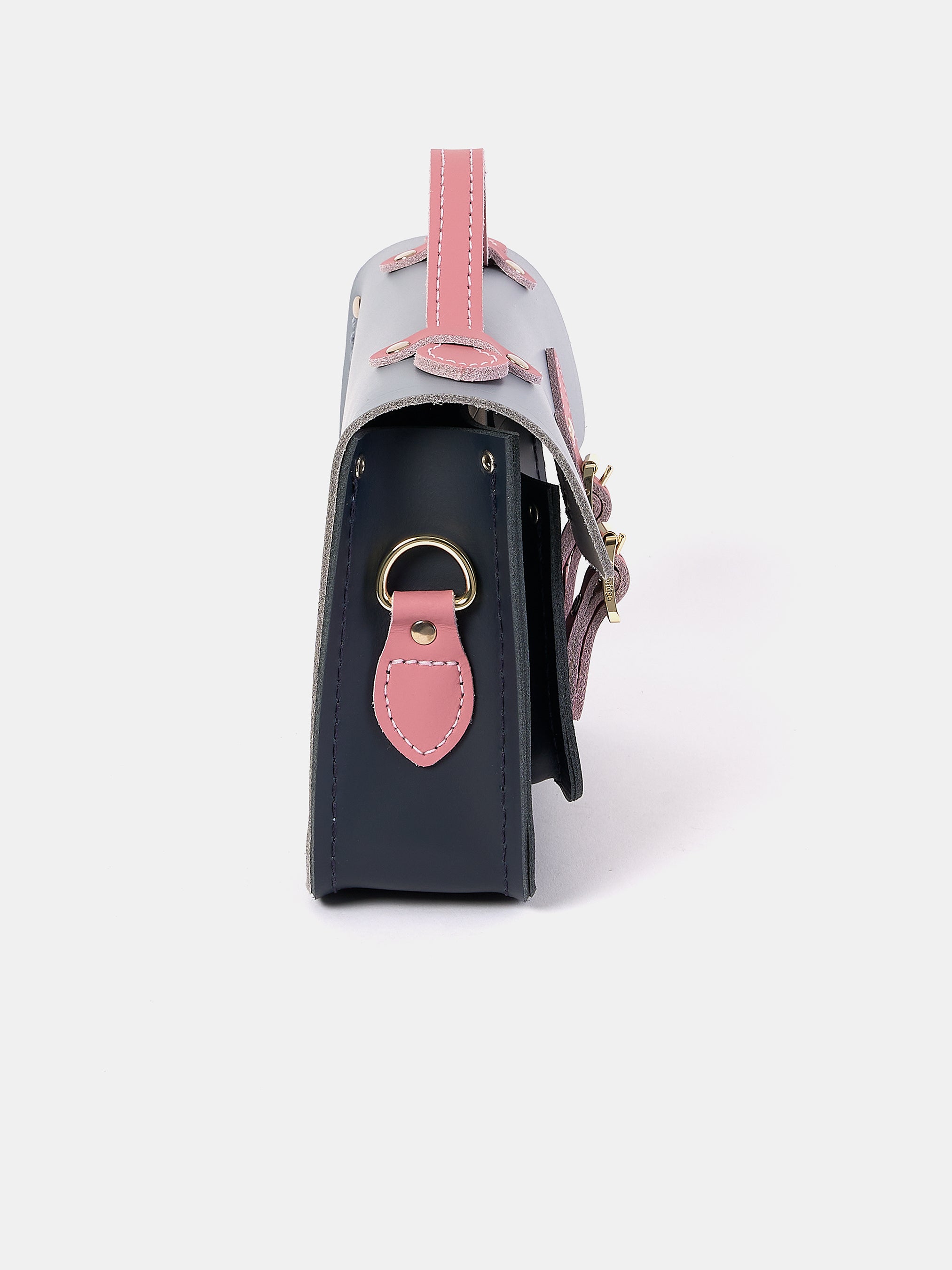 The Mini - Navy, French Grey & Rambling Rose