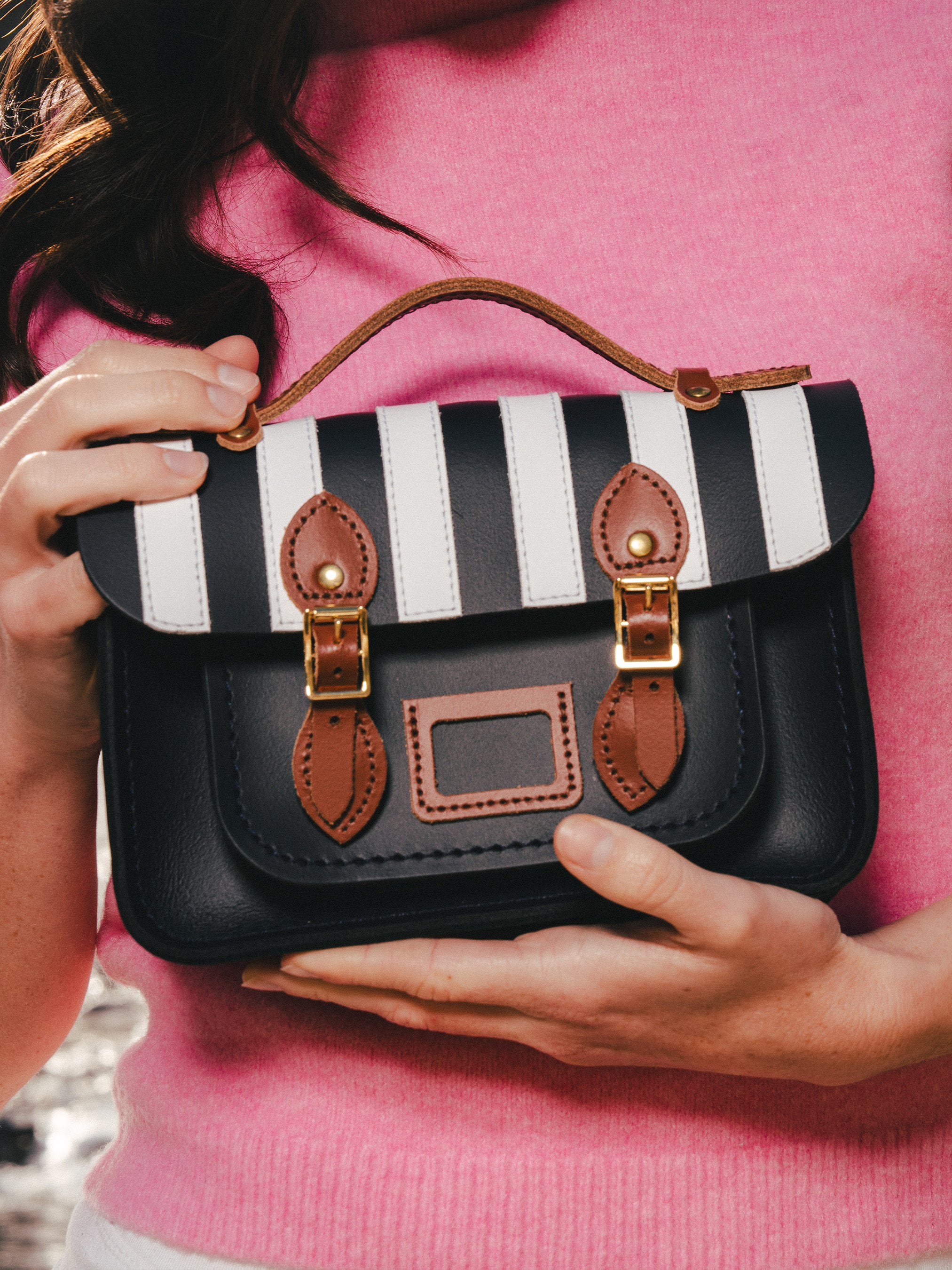 The Mini - Navy, Brilliant White & Bay