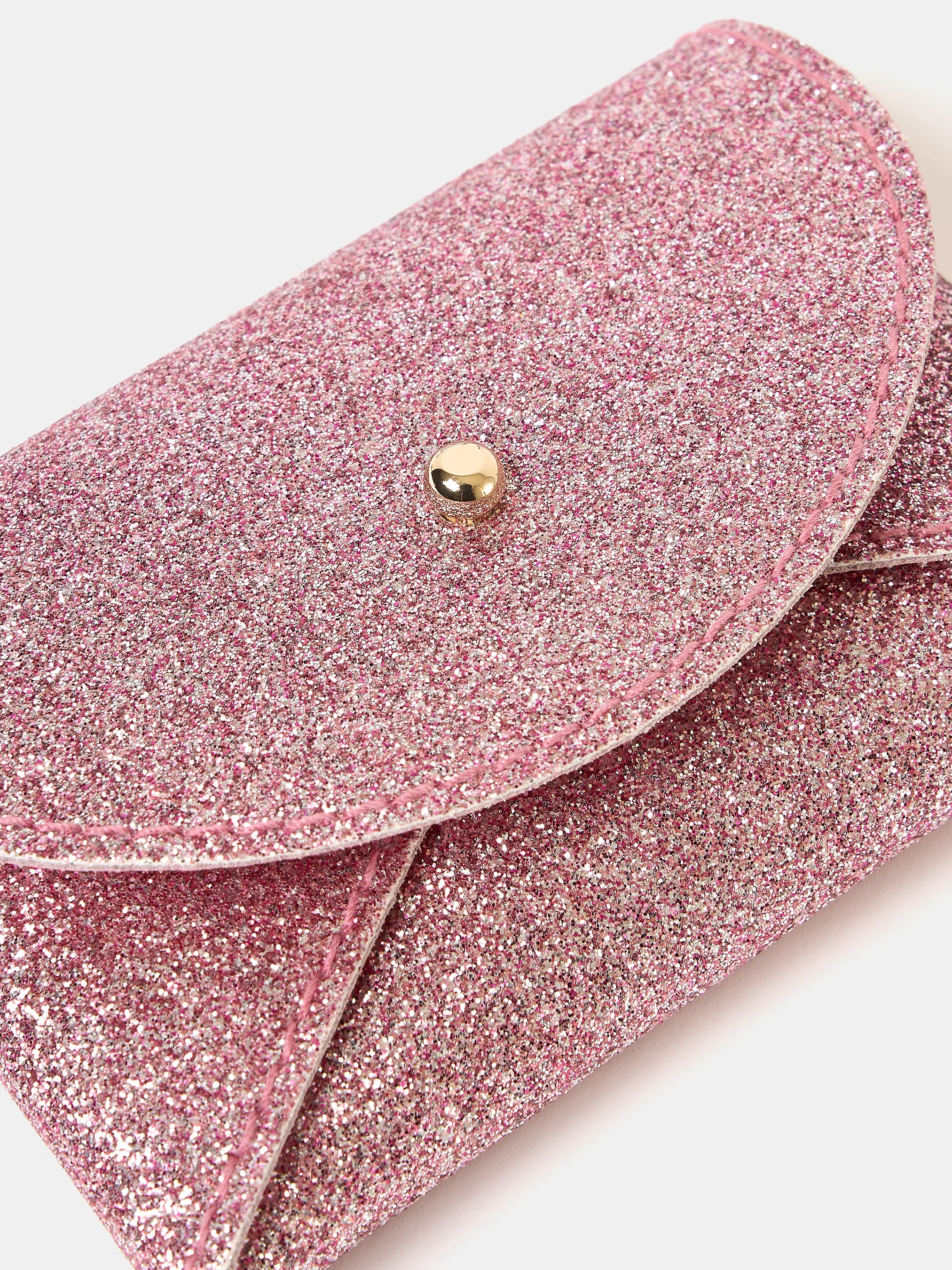 Pink glitter clutch outlet