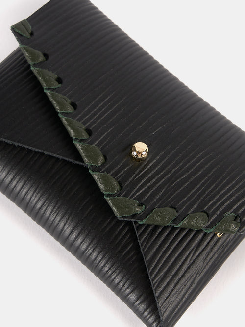 The Mini Purse - Black 1914 Grain
