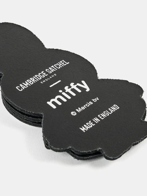 The Standing Miffy Key Charm - Black, Brilliant White & Royal Blue