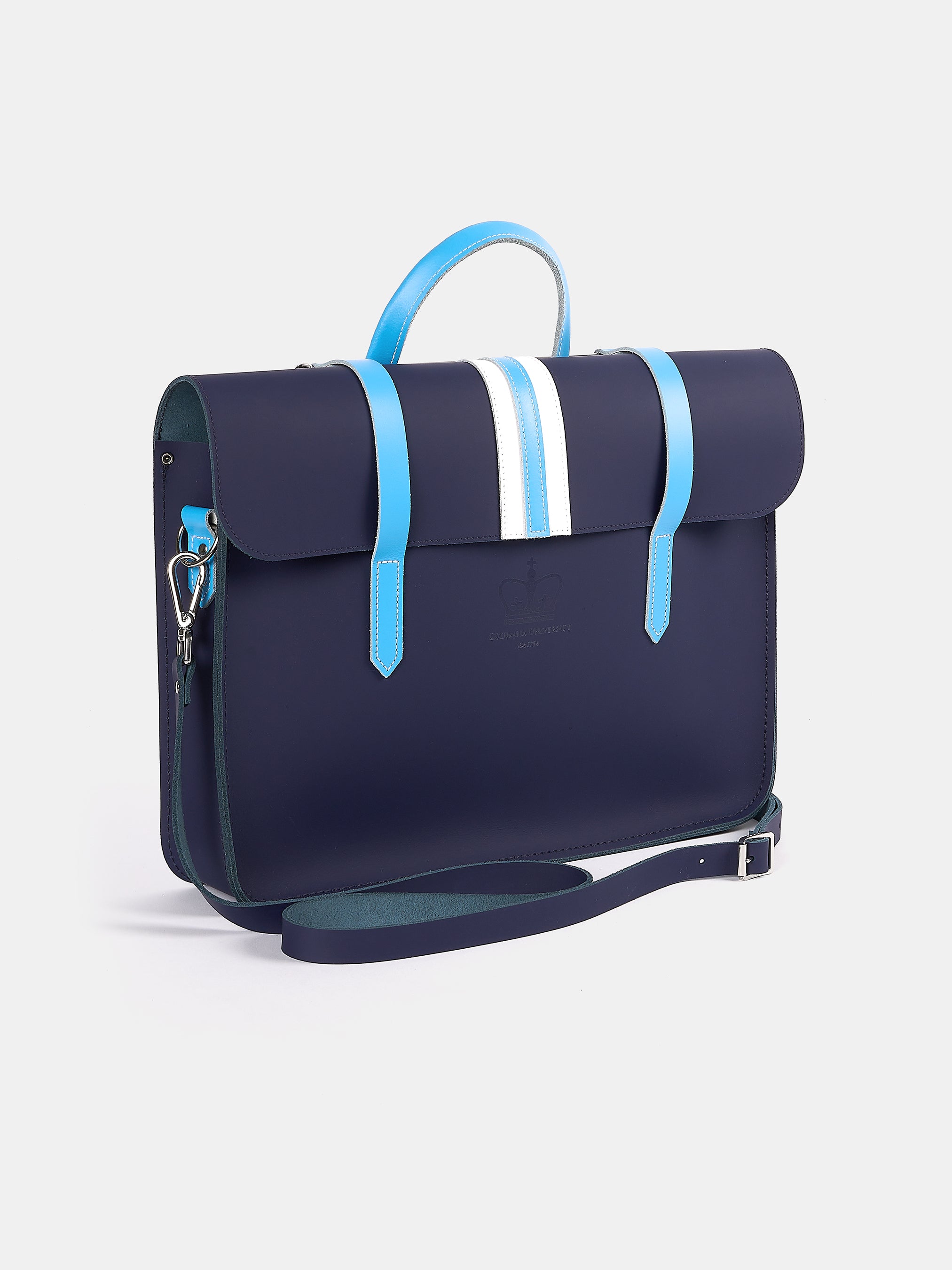 Cambridge Satchel Music Laptop Bag – Midnight with Columbia