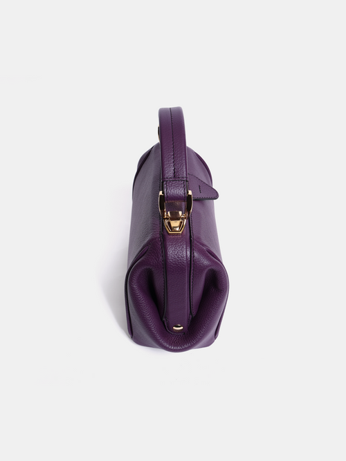 The Mini Sophie - Violet Calf Grain