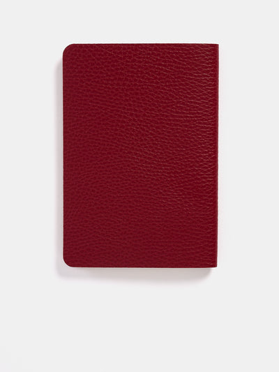 The A6 Notebook - Crimson Celtic Grain
