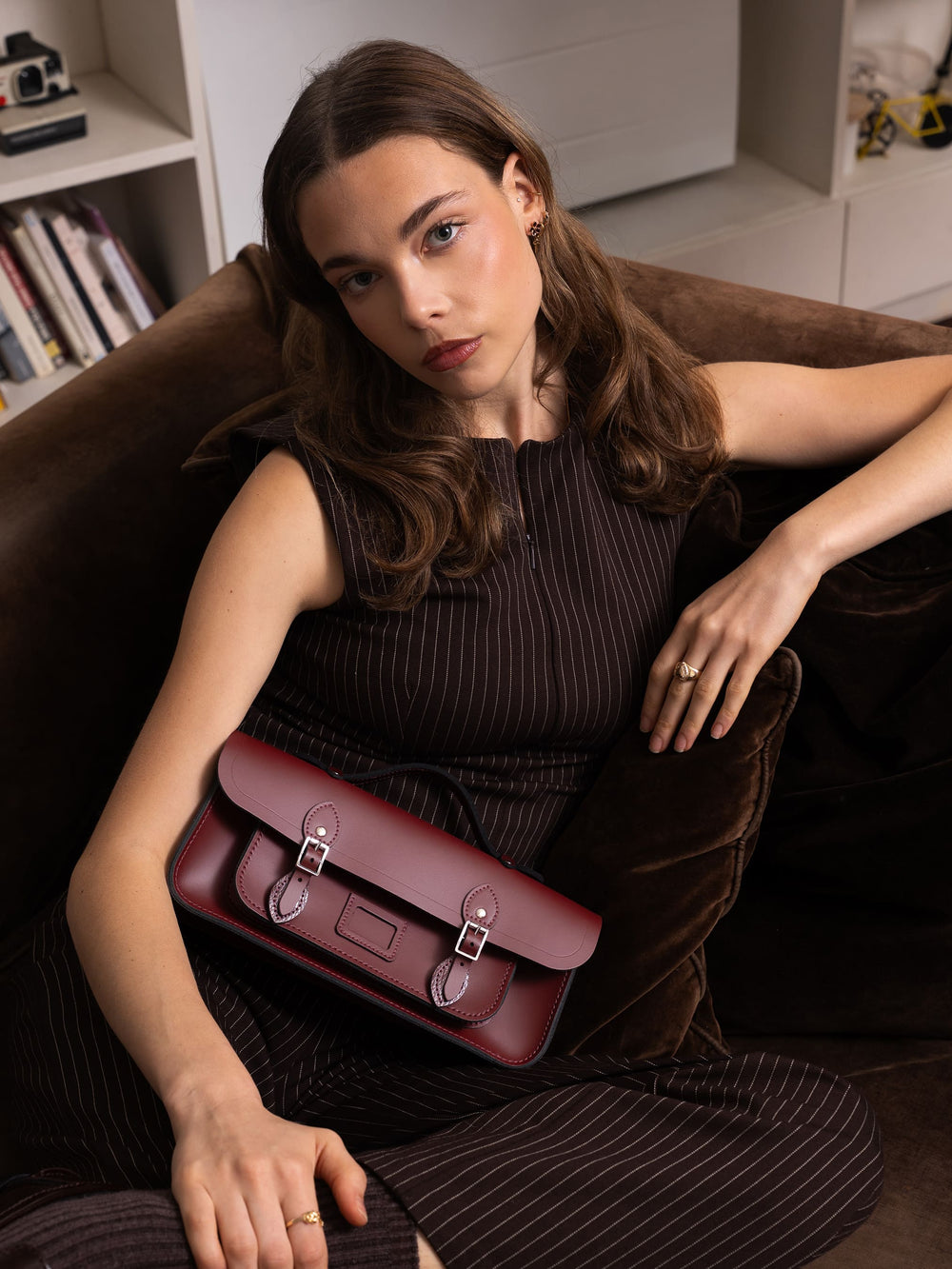 The Long Satchel - Oxblood