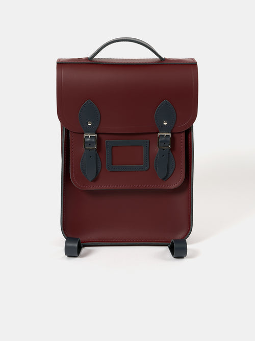 The Portrait Backpack - Oxblood & Navy