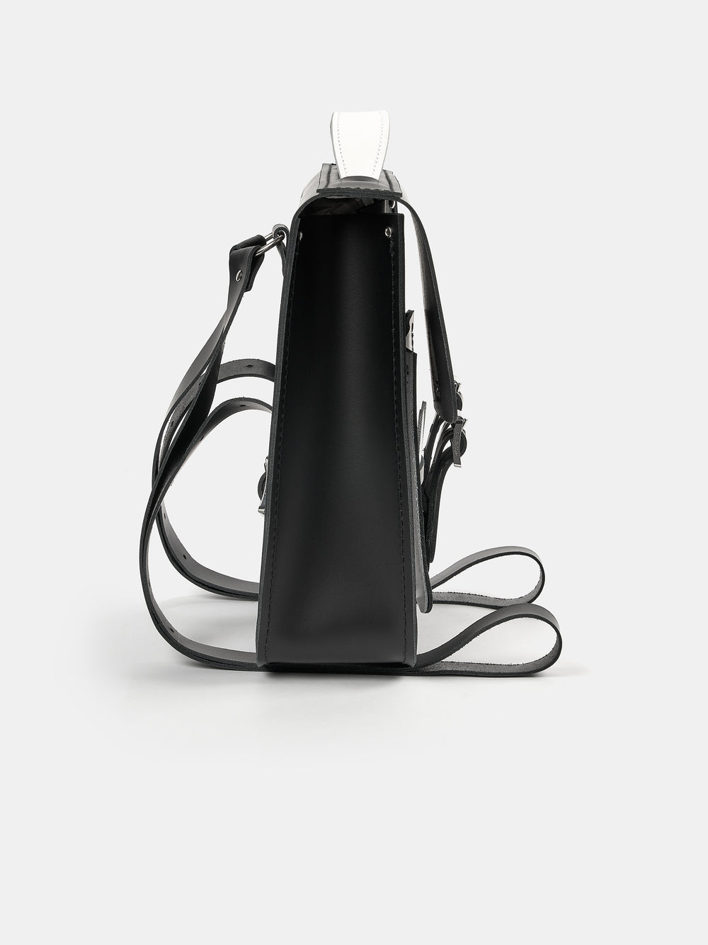The Peekaboo Miffy Small Portrait Backpack - Black & Brilliant White