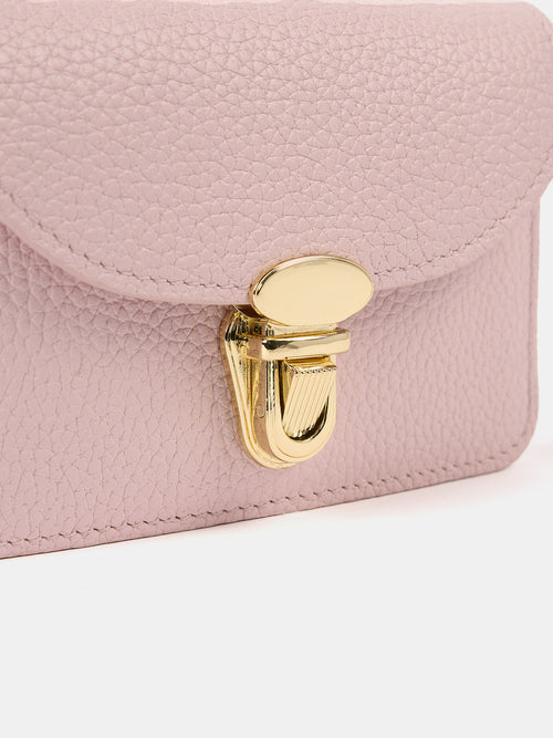 The Small Push Lock Purse - Strawberry Ice Cream