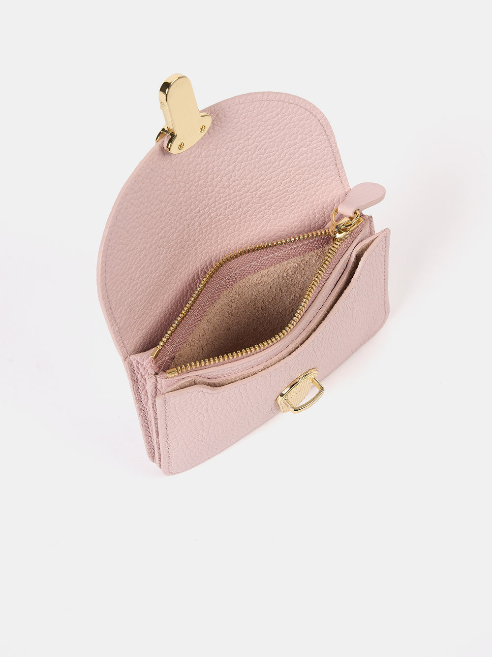 The Small Push Lock Purse - Strawberry Ice Cream