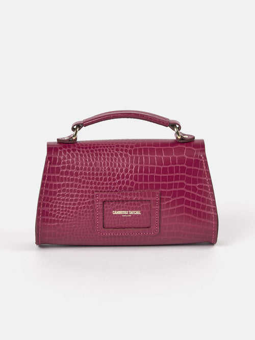 The Mini Poppy - Magenta Croc