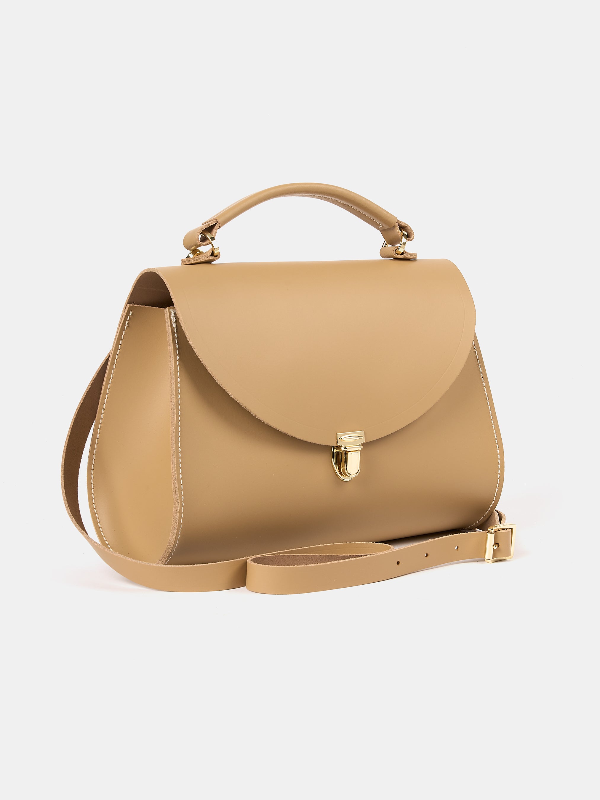 Poppy Handbag - Beige | Cambridge Satchel