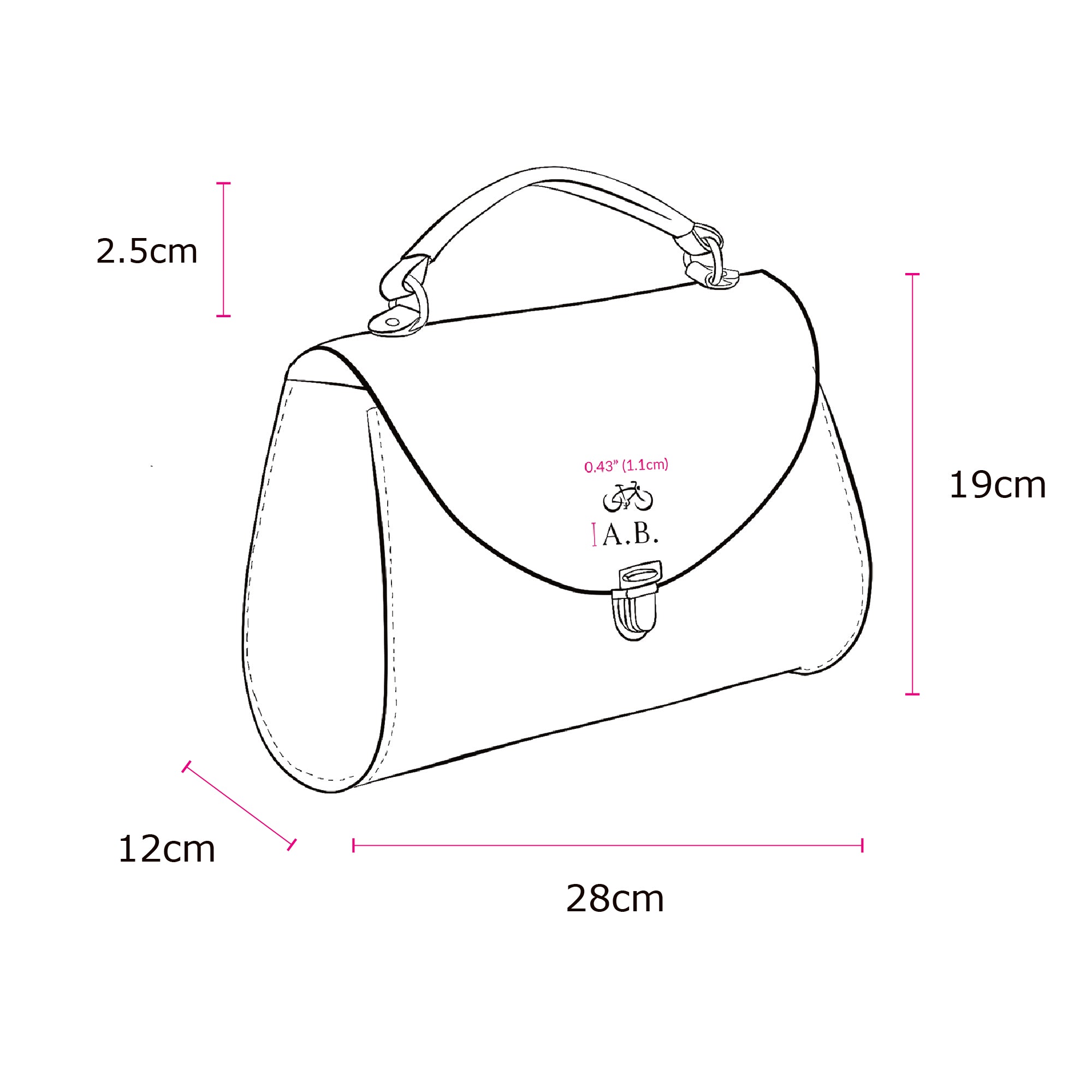 The Poppy Burgundy Leather Grab Bag | Cambridge Satchel