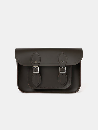 The 11 Inch Satchel - Dark Brown