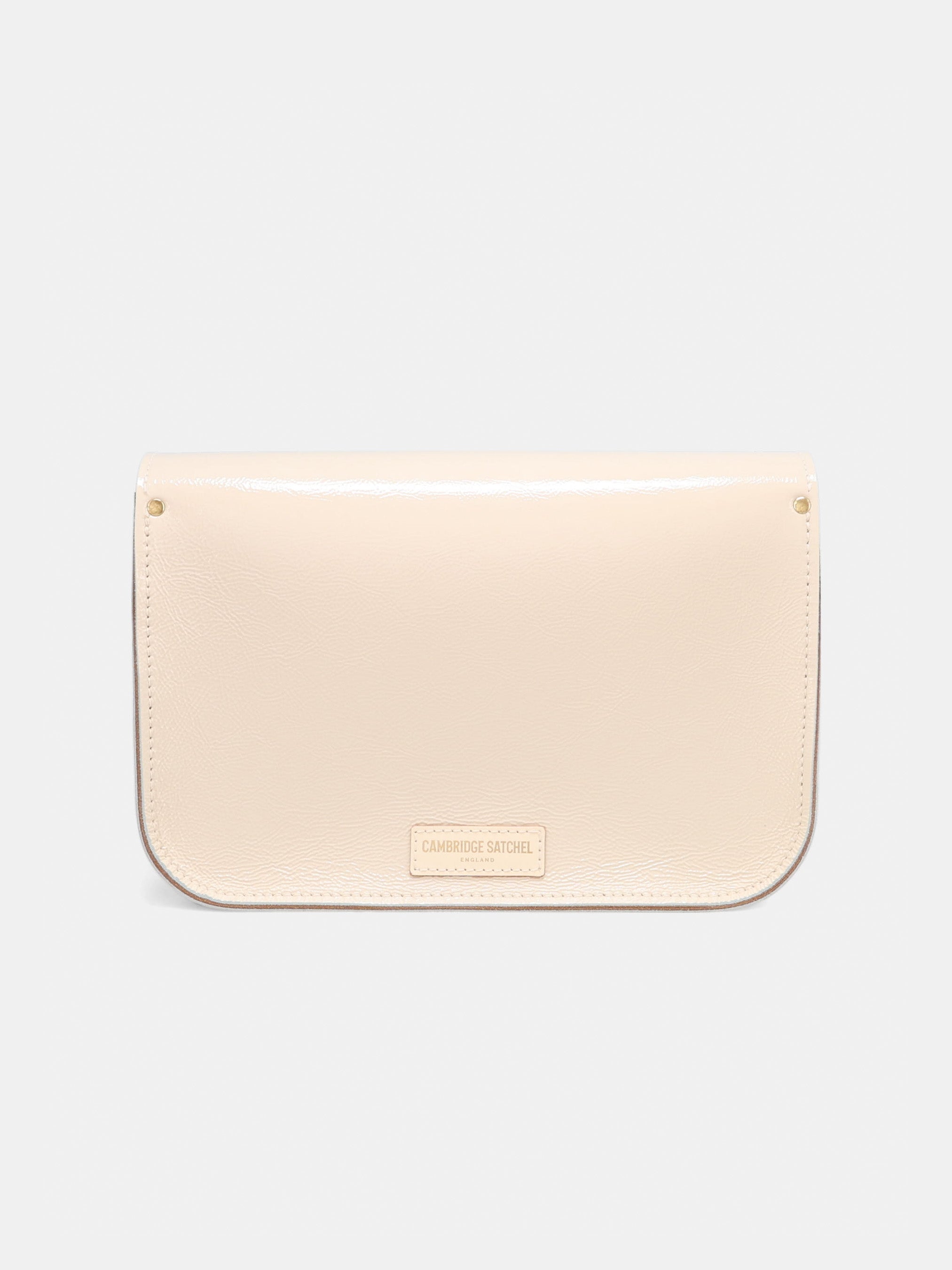 The 11 Inch Satchel - Vanilla Patent