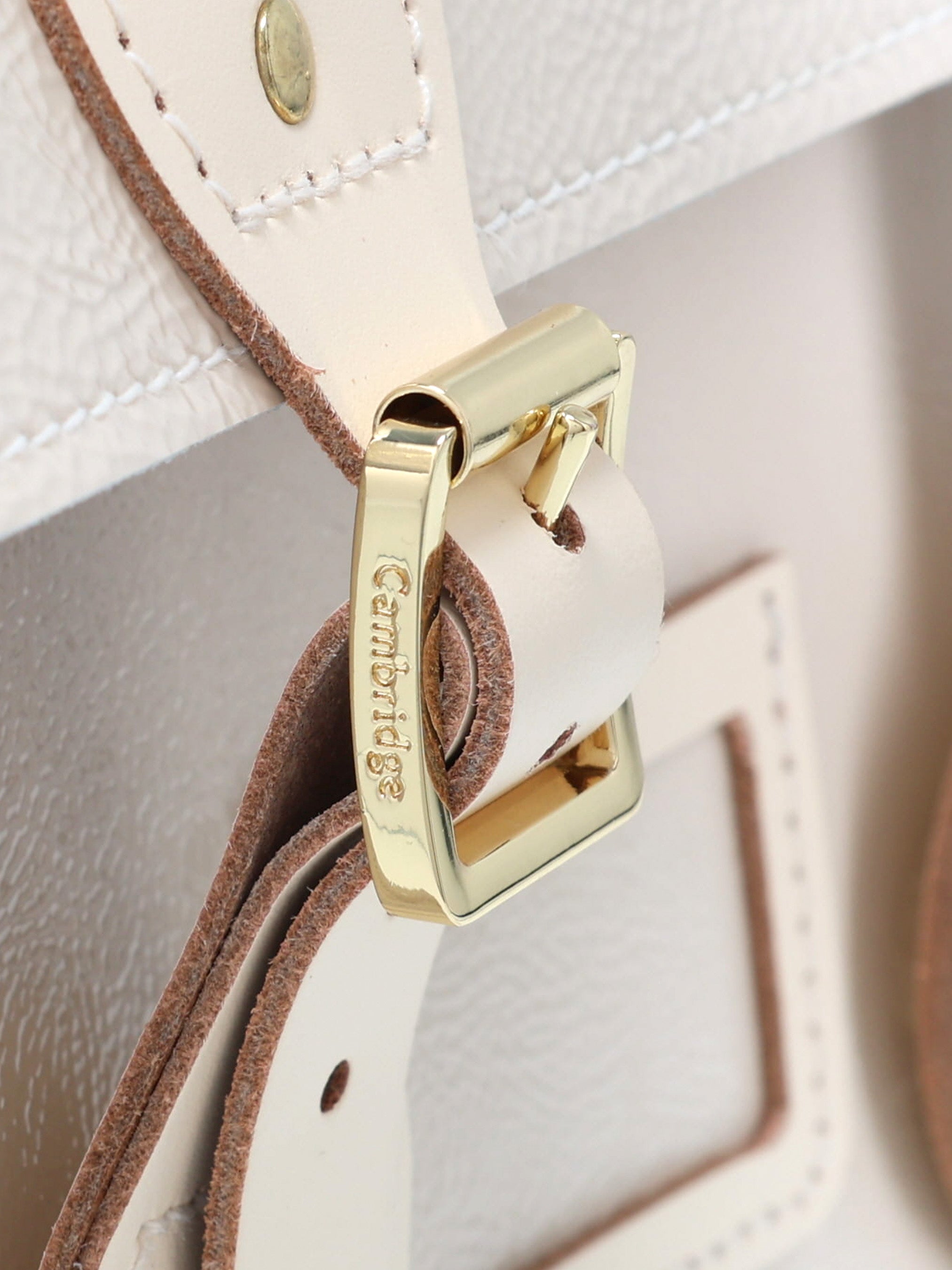 The 11 Inch Satchel - Vanilla Patent