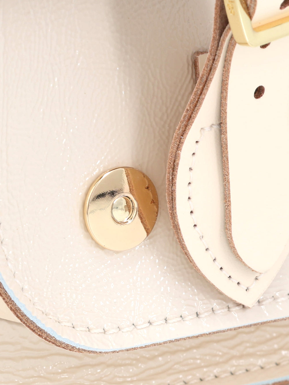 The 11 Inch Satchel - Vanilla Patent