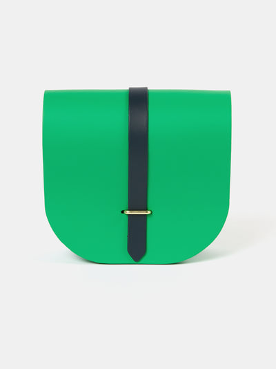 The Saddle Bag - Malachite & Navy