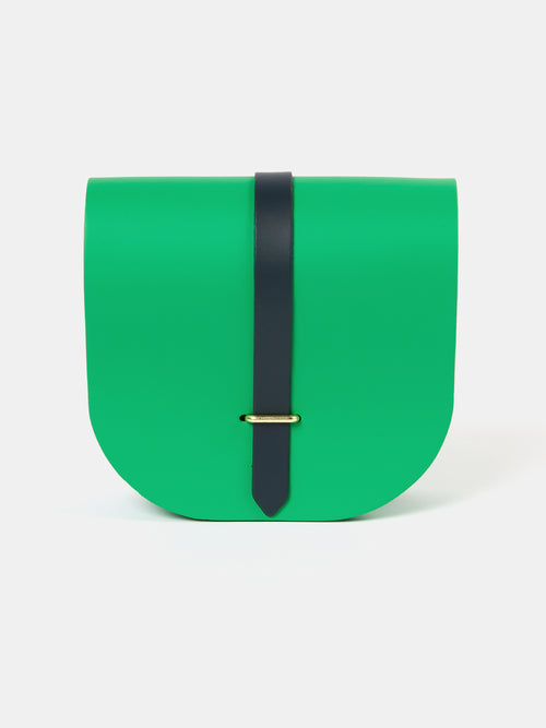 The Saddle Bag - Malachite & Navy