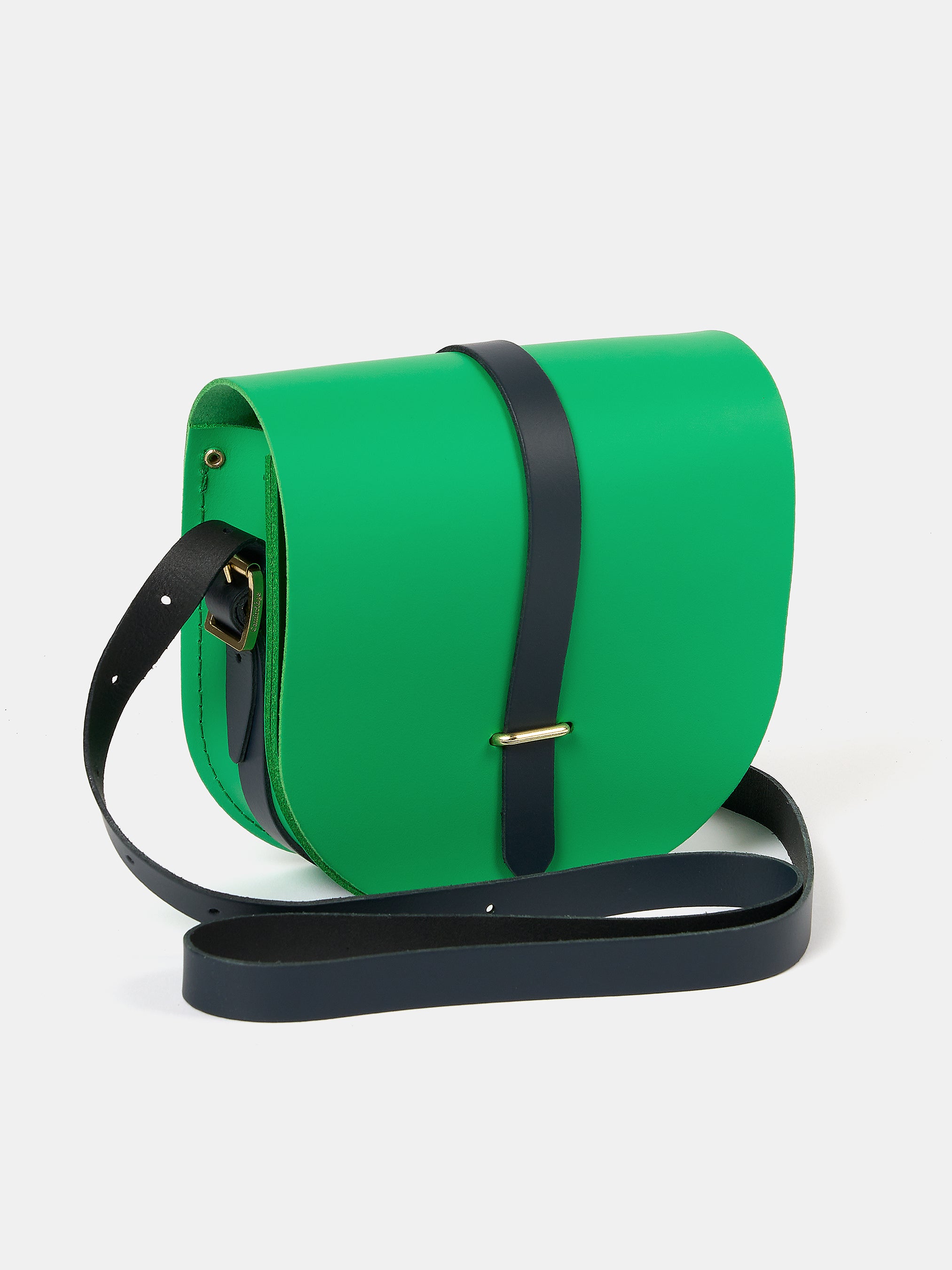 The Saddle Bag - Malachite & Navy