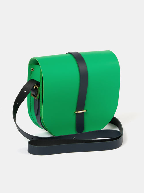 The Saddle Bag - Malachite & Navy