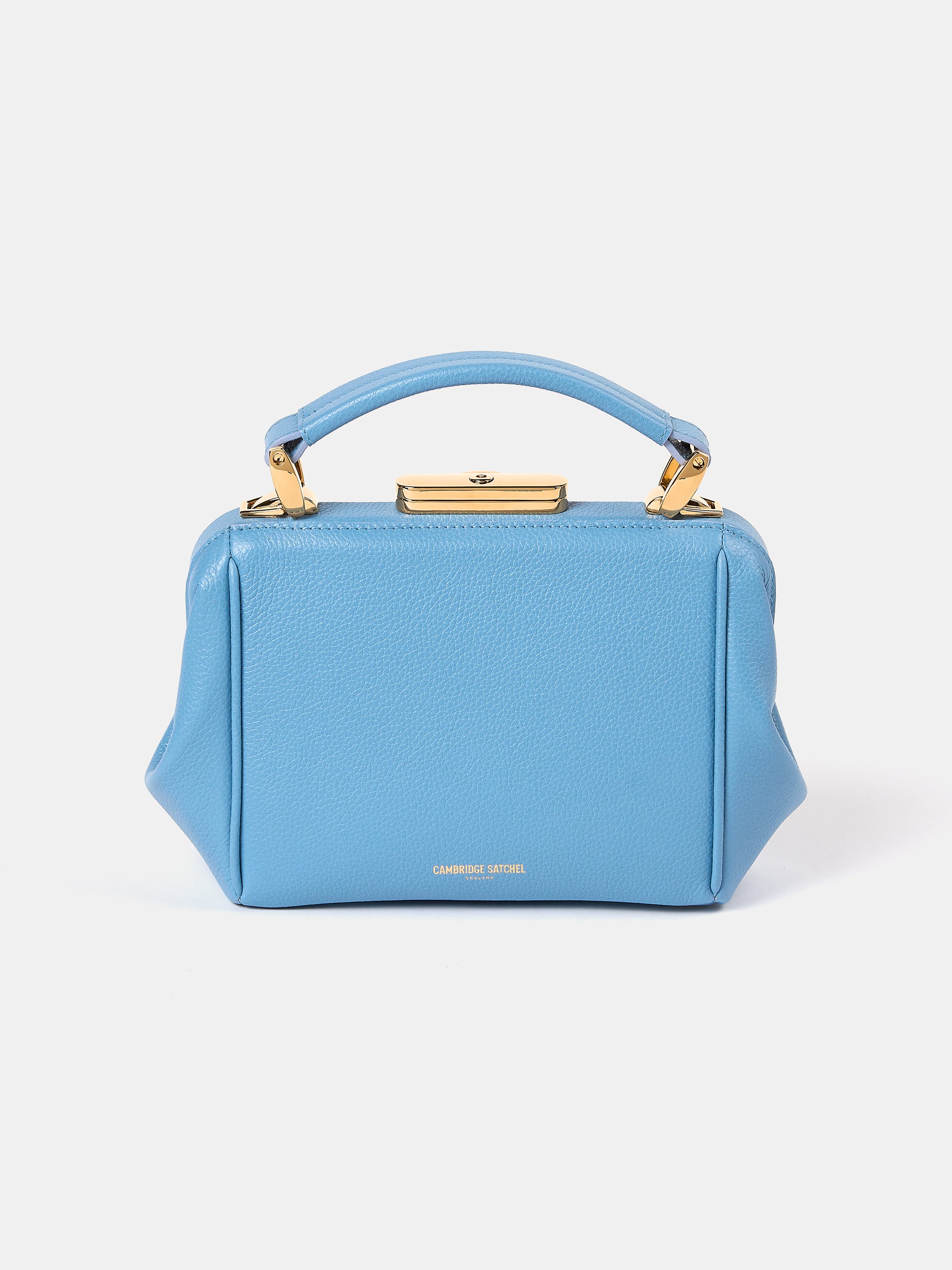 The Mini Sophie - Cloud Blue Calf Grain