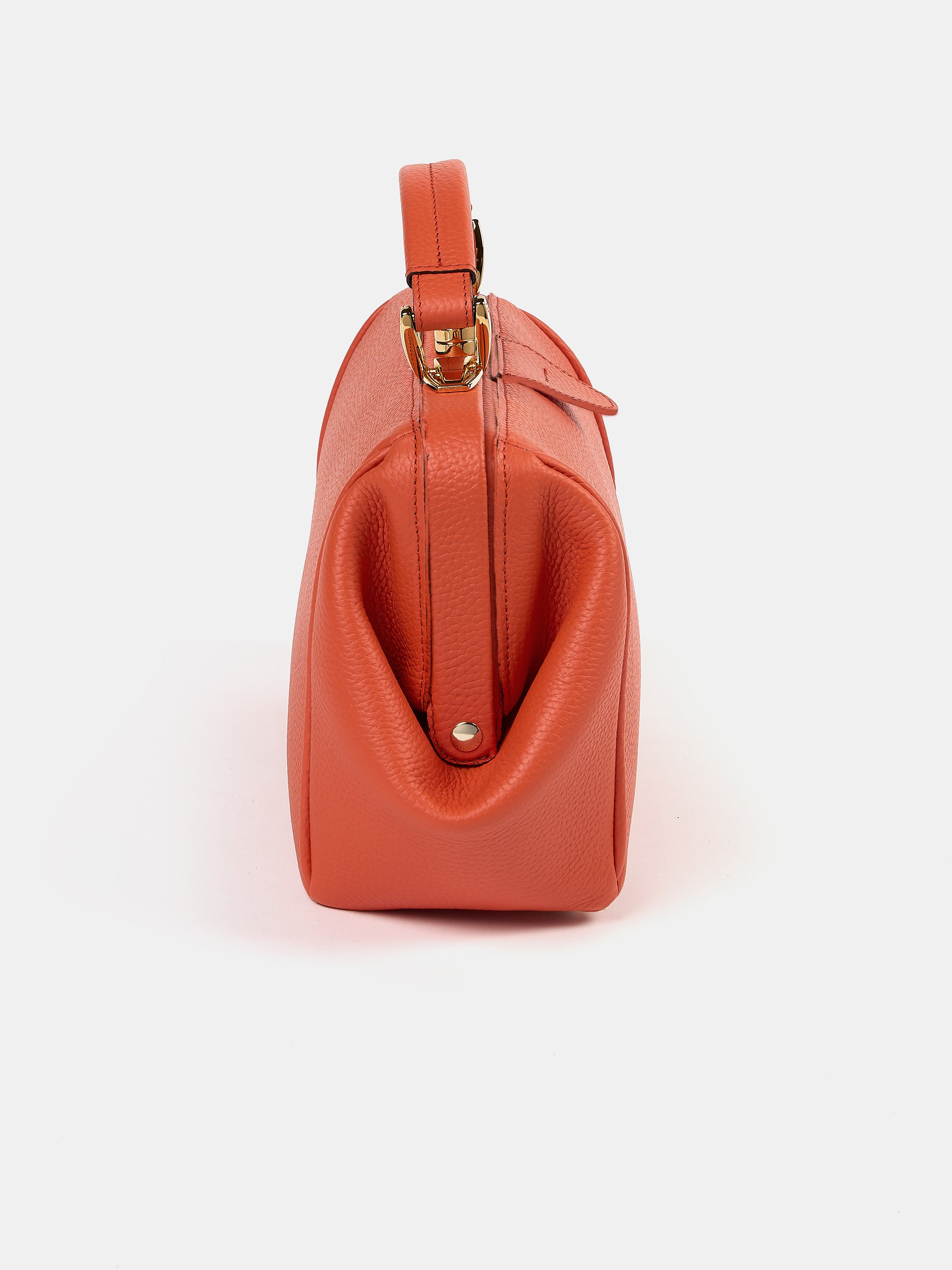 The Sophie - Tangerine Calf Grain