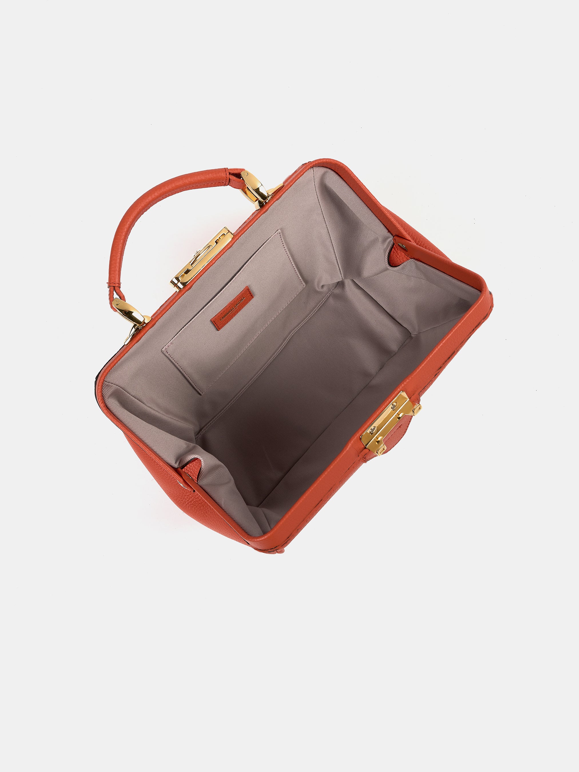 The Sophie - Tangerine Calf Grain