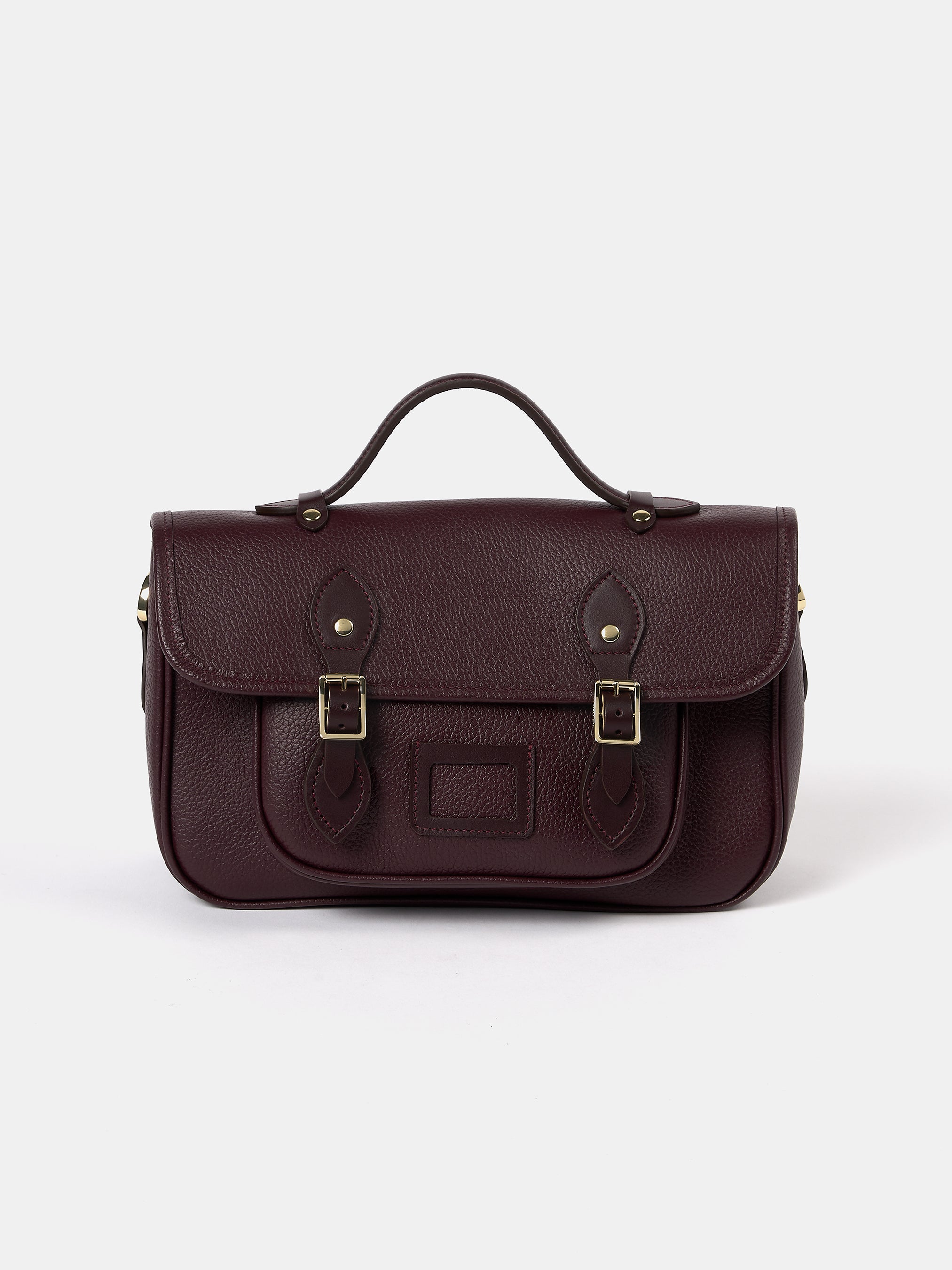 The Soft Leather Satchel - Black Calf Grain | Cambridge Satchel