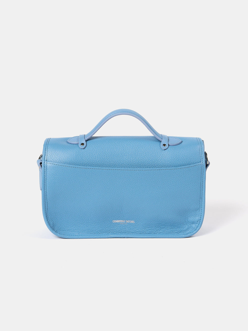 The Soft Satchel - Cloud Blue Calf Grain