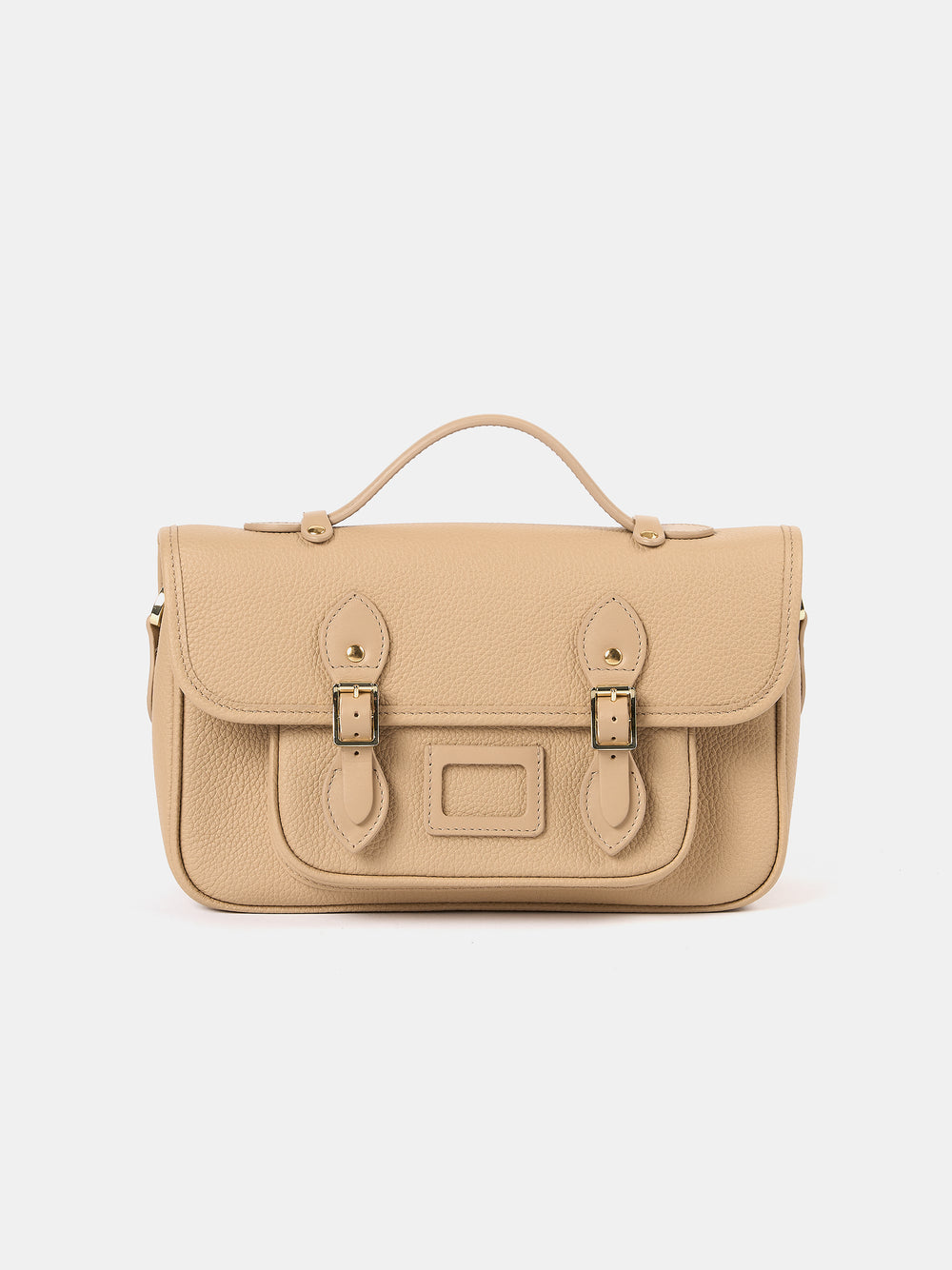 The Soft Satchel - Latte Calf Grain