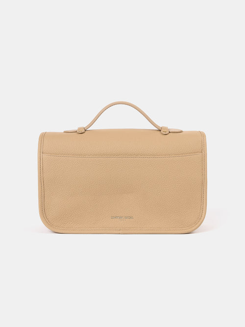 The Soft Satchel - Latte Calf Grain