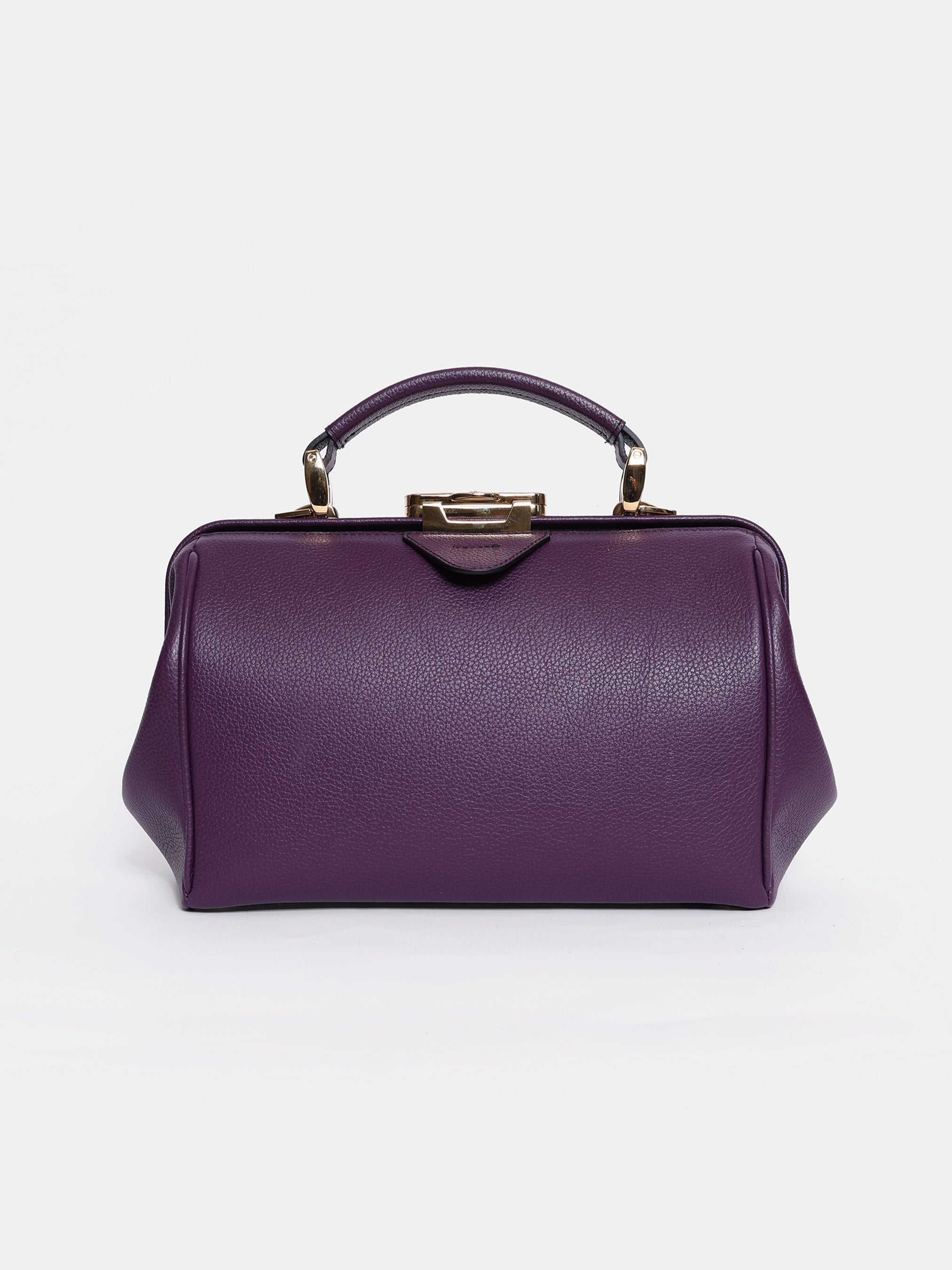 Sophie Purple Leather Top-Handle Bag | Cambridge Satchel