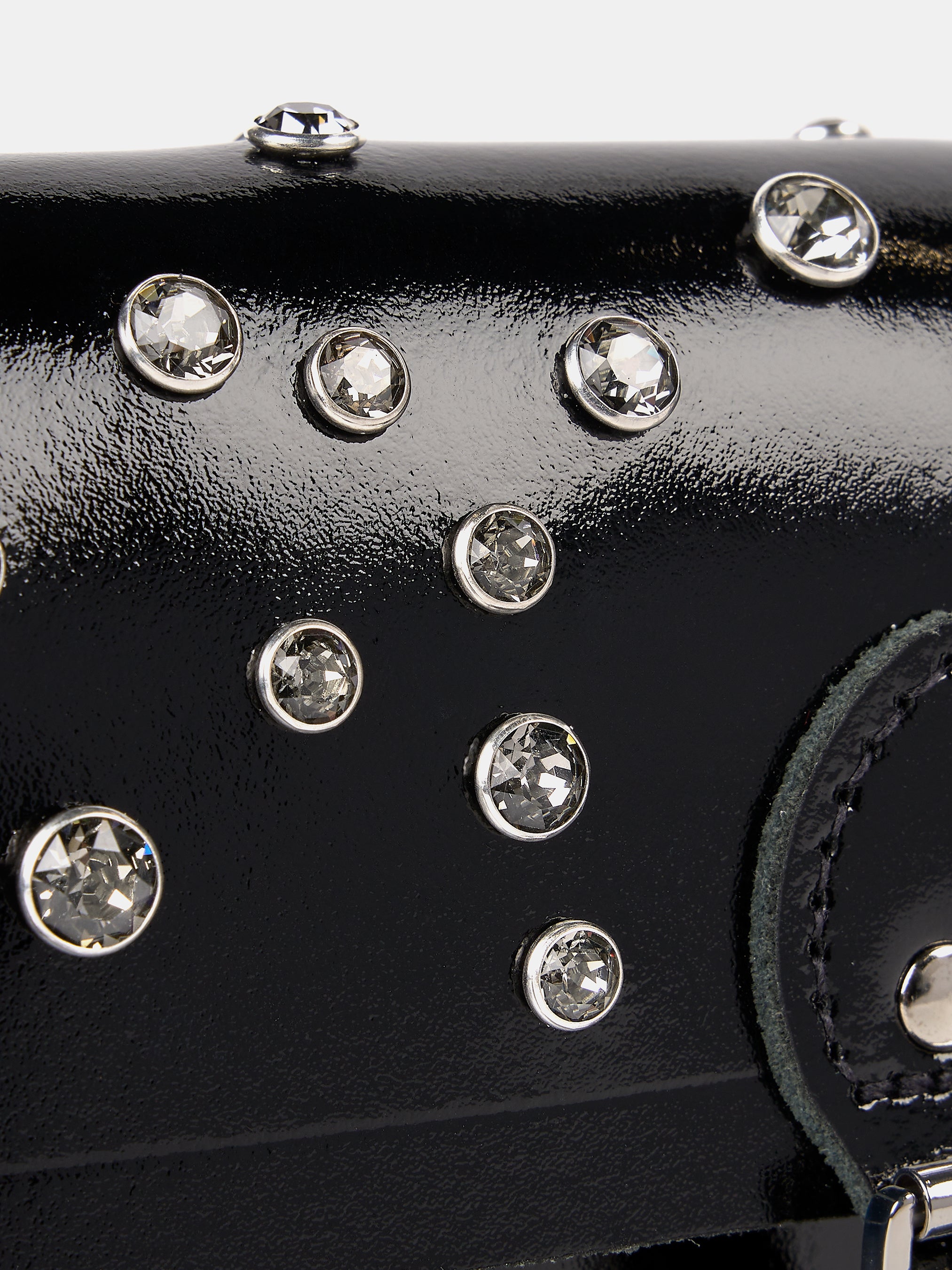 The Little One - High Shine Black with Swarovski® Crystals