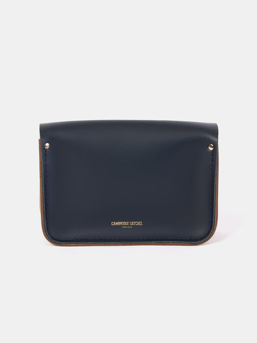 The Little One - Mushroom, Navy & Red Patent