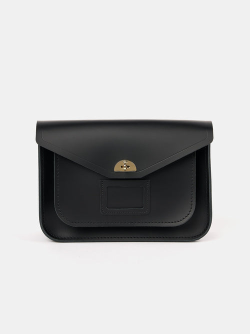 The Twist Lock Satchel - Black - Cambridge Satchel