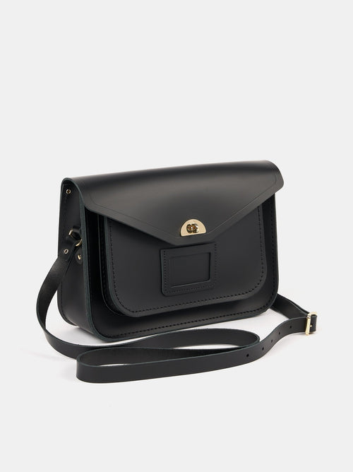 The Twist Lock Satchel - Black - Cambridge Satchel