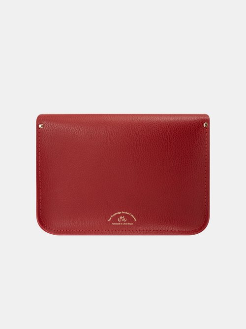 The Twist Lock Satchel - Red Celtic Grain